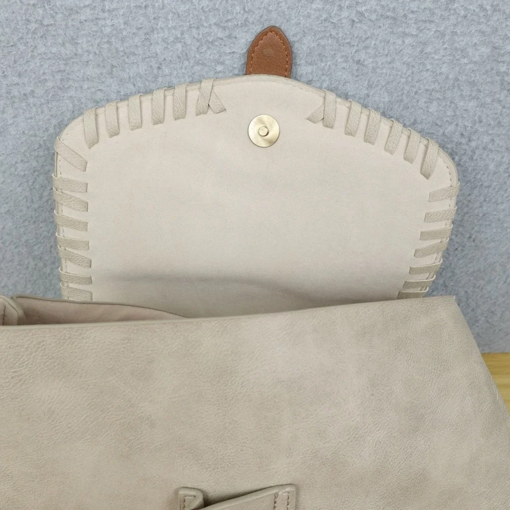 Star Wars Rey Mini Backpack Bag Beige Convertible Faux Leather Bioworld Ep 9